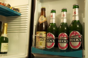 Minibar im Mövenpick-Hotel
