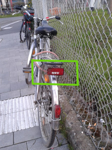 Das NSU-Fahrrad van hinnen! 